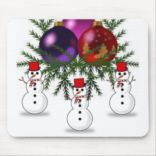 Tapis De Souris Snowman Souse Pad