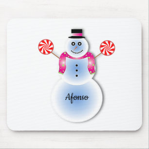 Tapis De Souris Snowman Souse Pad