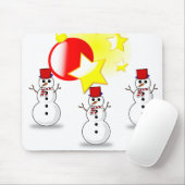 Tapis De Souris Snowman Souse Pad (Avec souris)