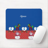 Tapis De Souris Snowman Souse Pad (Avec souris)