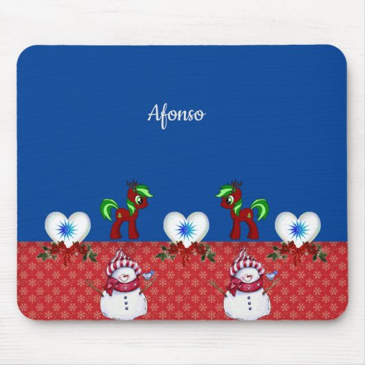 Tapis De Souris Snowman Souse Pad (Devant)
