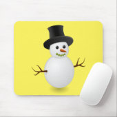 Tapis De Souris Snowman Souse Pad (Avec souris)