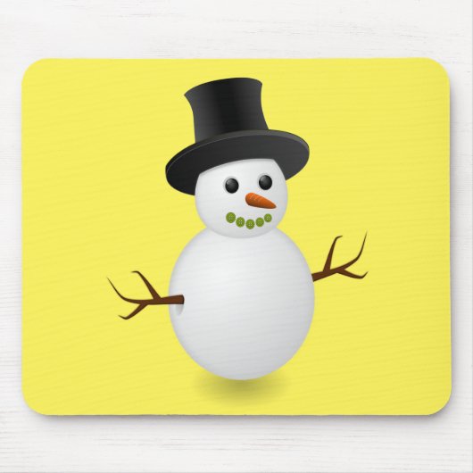 Tapis De Souris Snowman Souse Pad (Devant)
