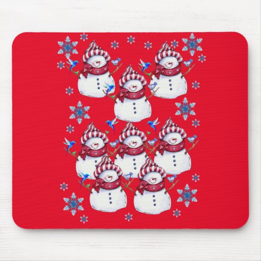 Tapis De Souris Snowman Souse Pad (Devant)