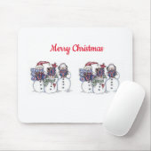 Tapis De Souris Snowman Souse Pad (Avec souris)