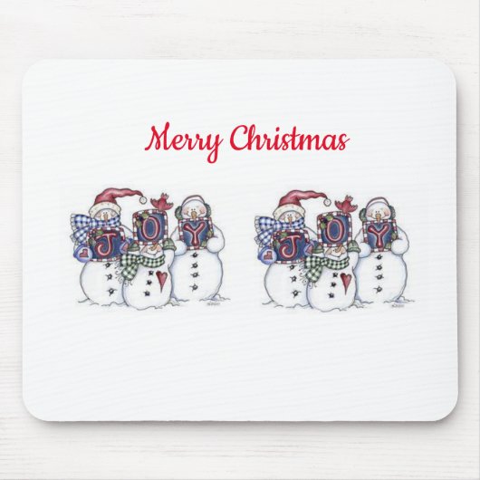 Tapis De Souris Snowman Souse Pad (Devant)