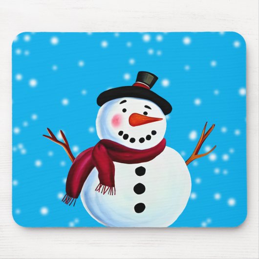 Tapis De Souris Snowman Souse Pad (Devant)