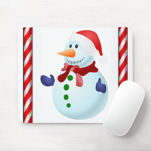 Tapis De Souris Snowman Souse Pad (Avec souris)