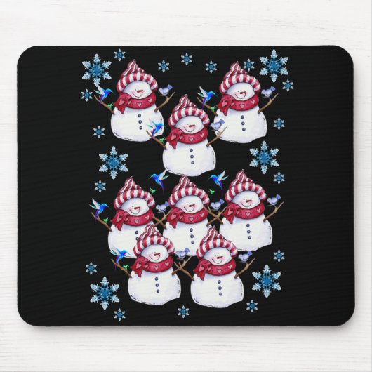 Tapis De Souris Snowman Souse Pad (Devant)