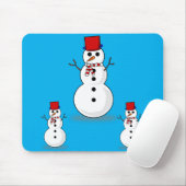 Tapis De Souris Snowman Souse Pad (Avec souris)
