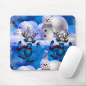 Tapis De Souris Snowman Souse Pad (Avec souris)