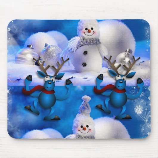 Tapis De Souris Snowman Souse Pad (Devant)