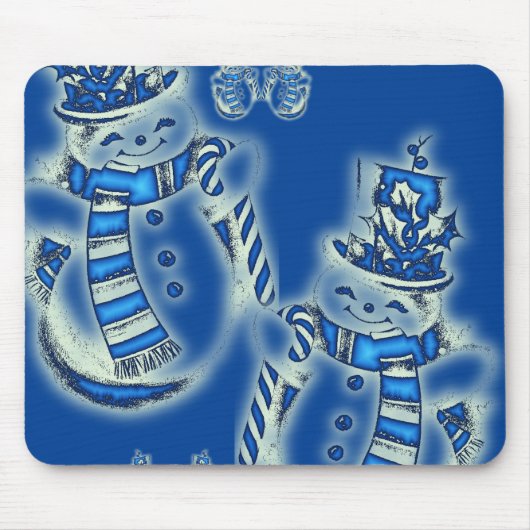 Tapis De Souris Snowman Souse Pad (Devant)