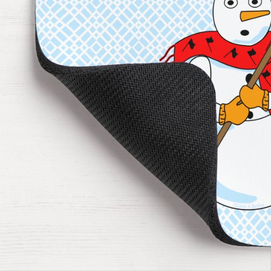 Tapis De Souris Snowman Winter Guard (Coin)
