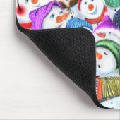 Tapis De Souris Snowmans de Noël Pad (Coin)