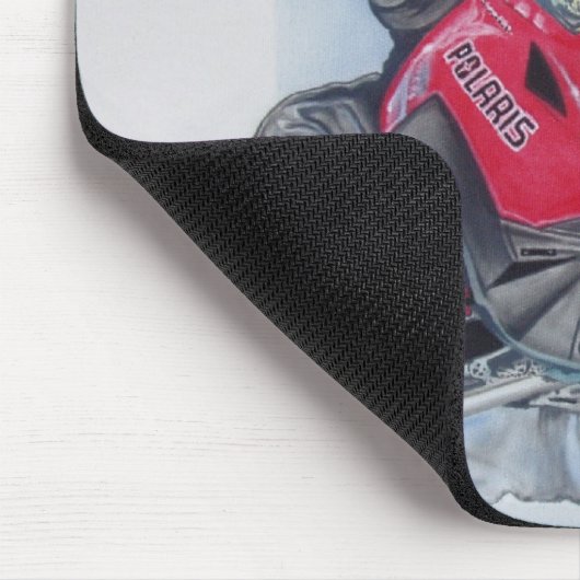 Tapis De Souris Snowmobiler Mousepad (Coin)