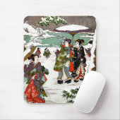 Tapis De Souris Snowscape japonais (Avec souris)
