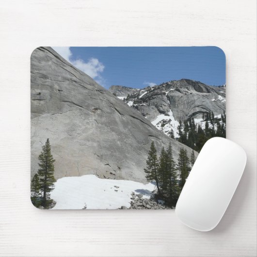 Tapis De Souris Snowy Granite Domes I au parc national Yosemite (Avec souris)