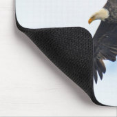 Tapis De Souris Soaring Bald Eagle Wildife Photo Art (Coin)