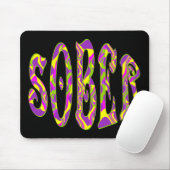 Tapis De Souris SOBER Retro 60's Art Psychedelic (Avec souris)