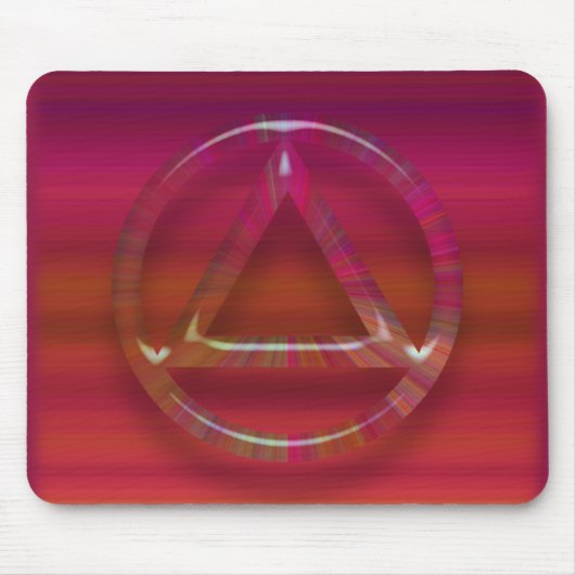 Tapis de souris sobre de récupération de sobriété (Devant)