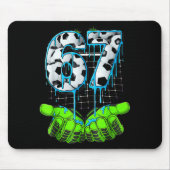 Tapis De Souris Soccer 67 Six Seven Funny Gen Alpha Meme (Devant)