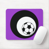 Tapis De Souris soccer : cercles : (Avec souris)