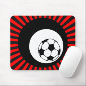 Tapis De Souris soccer : cercles : (Avec souris)