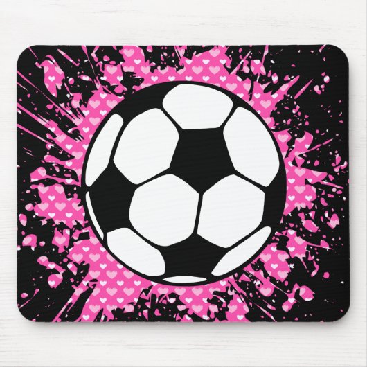 Tapis De Souris soccer : cercles : (Devant)