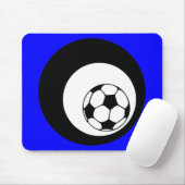 Tapis De Souris soccer : cercles : (Avec souris)