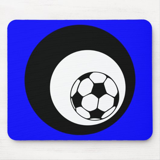 Tapis De Souris soccer : cercles : (Devant)