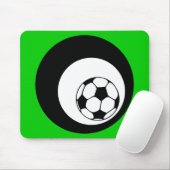 Tapis De Souris soccer : cercles : (Avec souris)