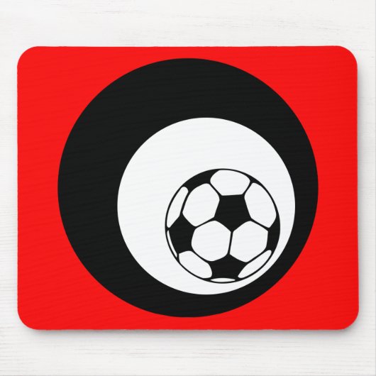 Tapis De Souris soccer : cercles : (Devant)
