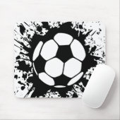Tapis De Souris soccer : cercles : (Avec souris)