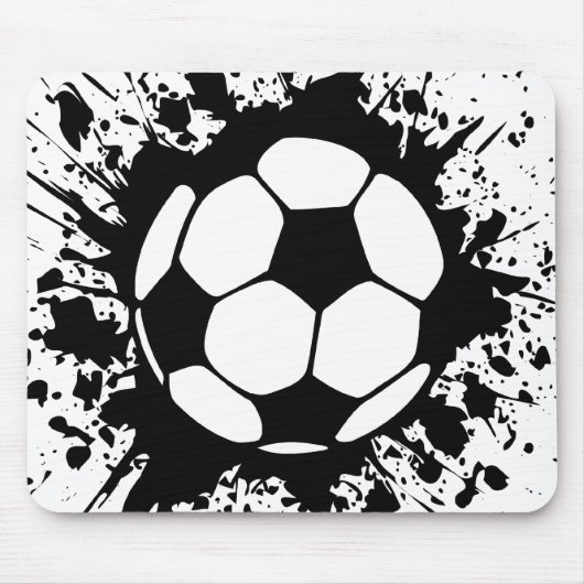 Tapis De Souris soccer : cercles : (Devant)