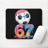 Tapis De Souris Soccer Drip Number 67 Boys Soccer Player 67  (Avec souris)