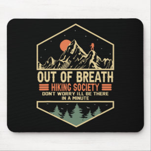 Tapis De Souris Société de randonnée à bout de souffle 1