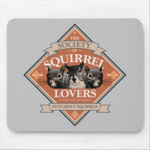 Tapis De Souris Société des Amoureux des Écureuils - drôle écureui