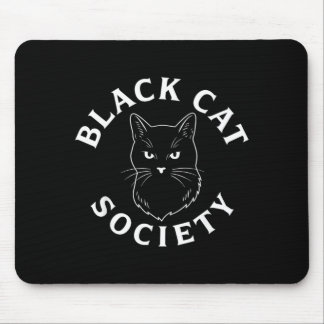 Tapis De Souris Société du chat noir Amateur de chaton mignon Anim