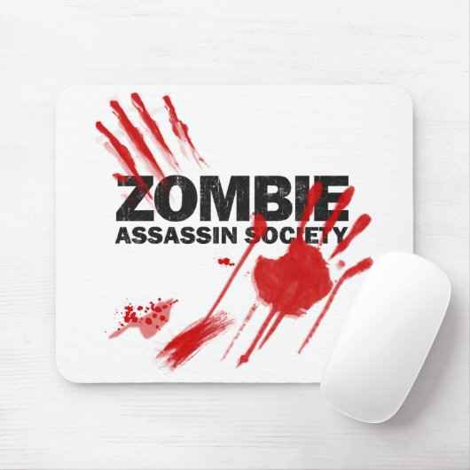 Tapis De Souris Société Zombie Assassin (Avec souris)