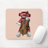 Tapis De Souris Sock Monkey and Cello 2 (Avec souris)