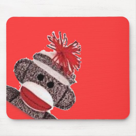 Tapis De Souris Sock Monkey merchandise products gifts (Devant)