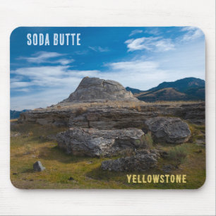 Tapis De Souris Soda Butte Cone Parc national de Yellowstone
