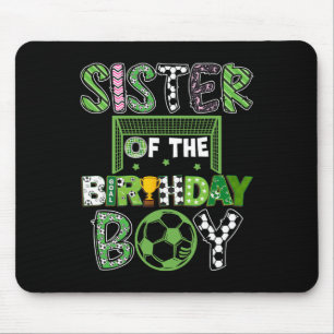 Tapis De Souris Sœur du garçon qui fête son anniversaire Joueur de
