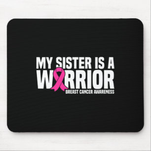 Tapis De Souris Soeur Est Un Guerrier Pink Ribbon Cancer Du Sein A