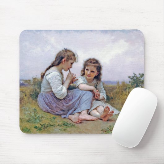 Tapis De Souris Soeurs, Bouguereau (Avec souris)