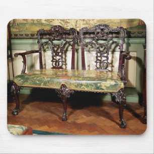 Tapis De Souris Sofa découpé, avec le siège de tapisserie,