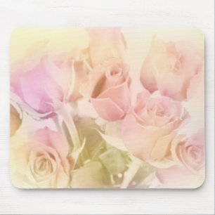 Tapis De Souris Soft Pastel Roses