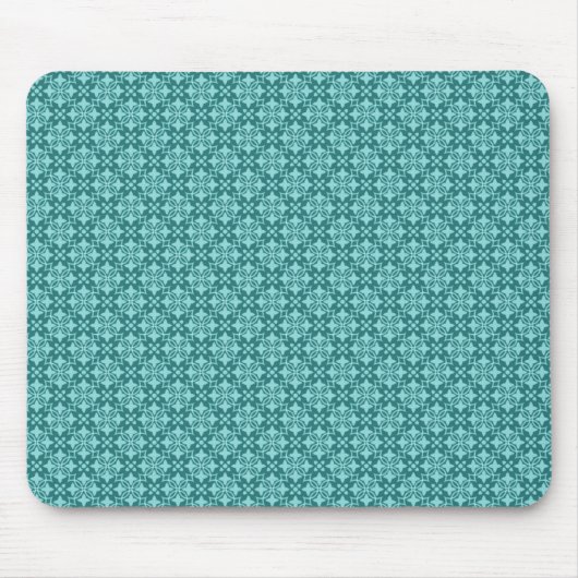 Tapis De Souris Soft Turquoise Chic Mousepad (Devant)