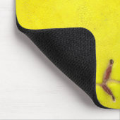 Tapis De Souris Softball jaune (Coin)